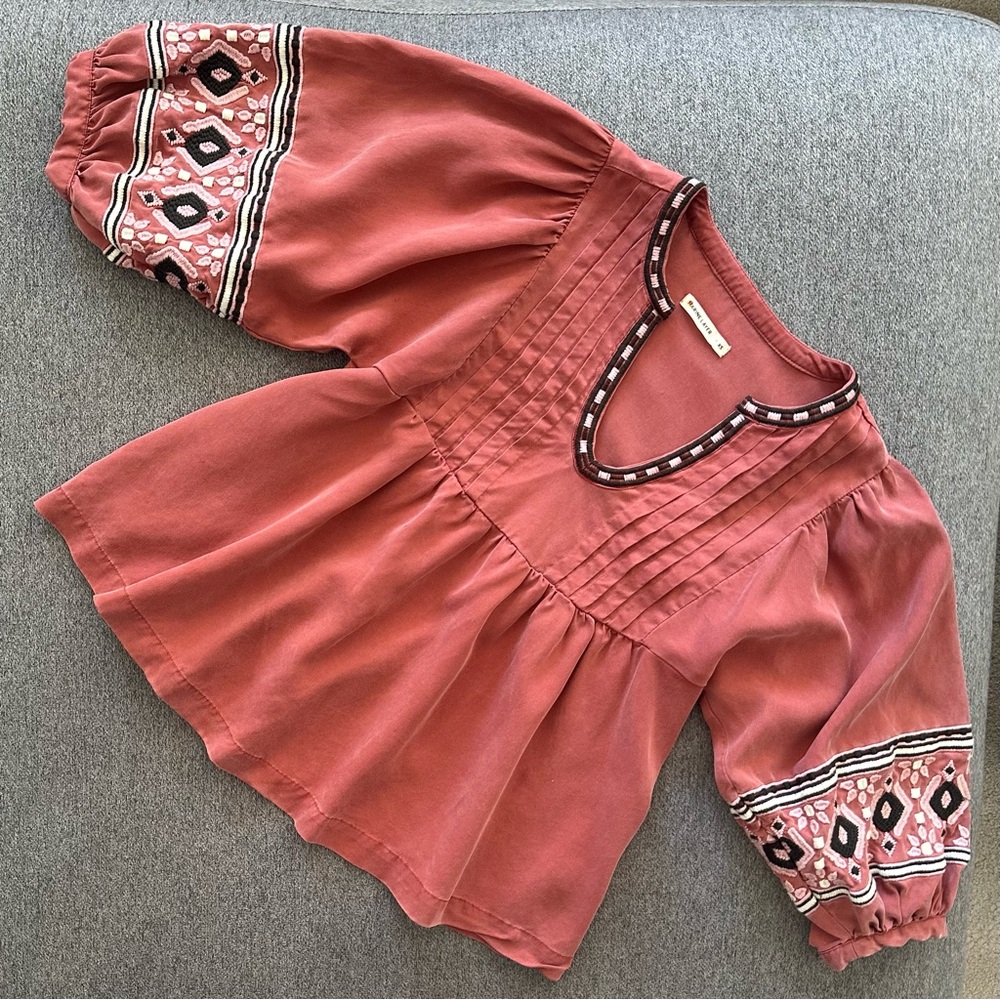 Marine Layer Tocaloma Boho Blouse Top XS
